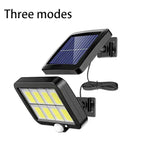 Lampe Solaire 106LED Applique Murale Étanche