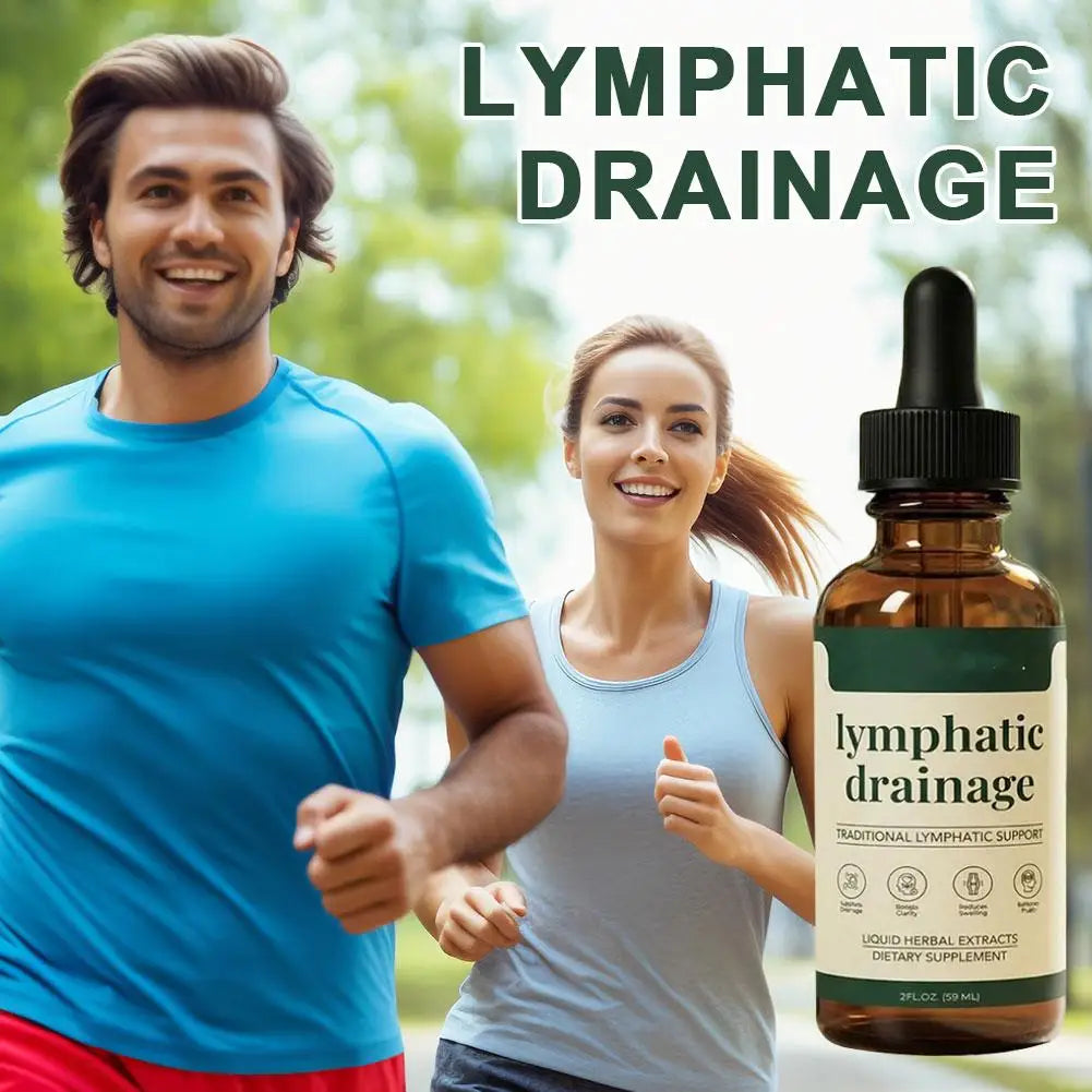 Gouttes à Base de Plantes pour Soutien Lymphatique – Formule Liquide 59 ml – 1 acheté = 1 offert