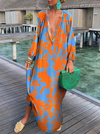 Robe de plage élégante bohème - Motifs