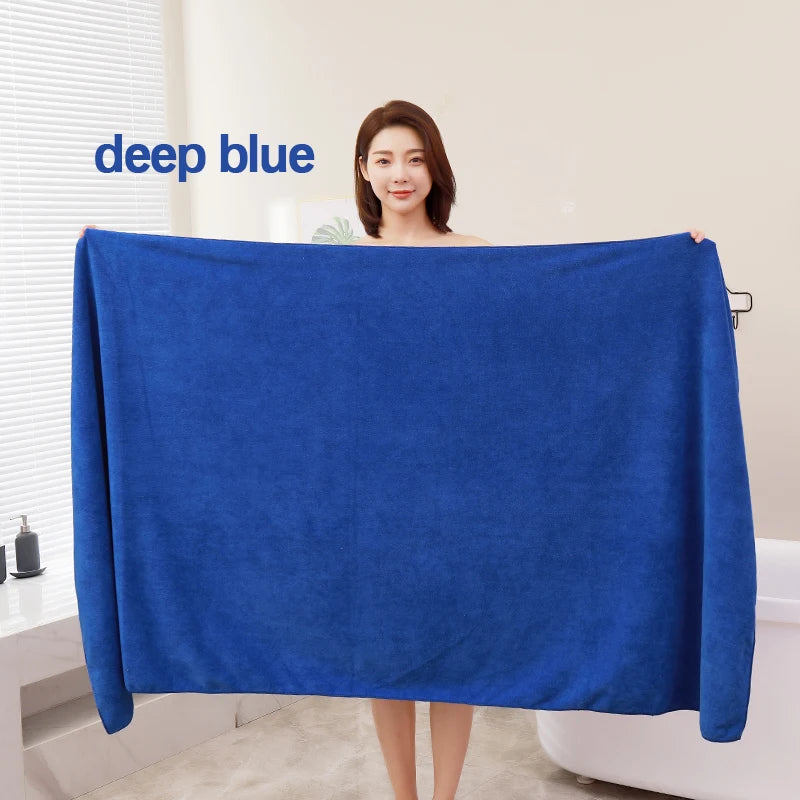 Serviette de Bain en Microfibre Super Épaisse & Absorbante à Séchage Rapide