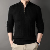 Pull camionneur torsadé à ZIp pour Homme