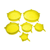 Lot de 12 Couvercles en silicone extensible