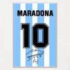 Affiche Maillot de Football avec Nom – Cadeau Idéal pour Supporters
