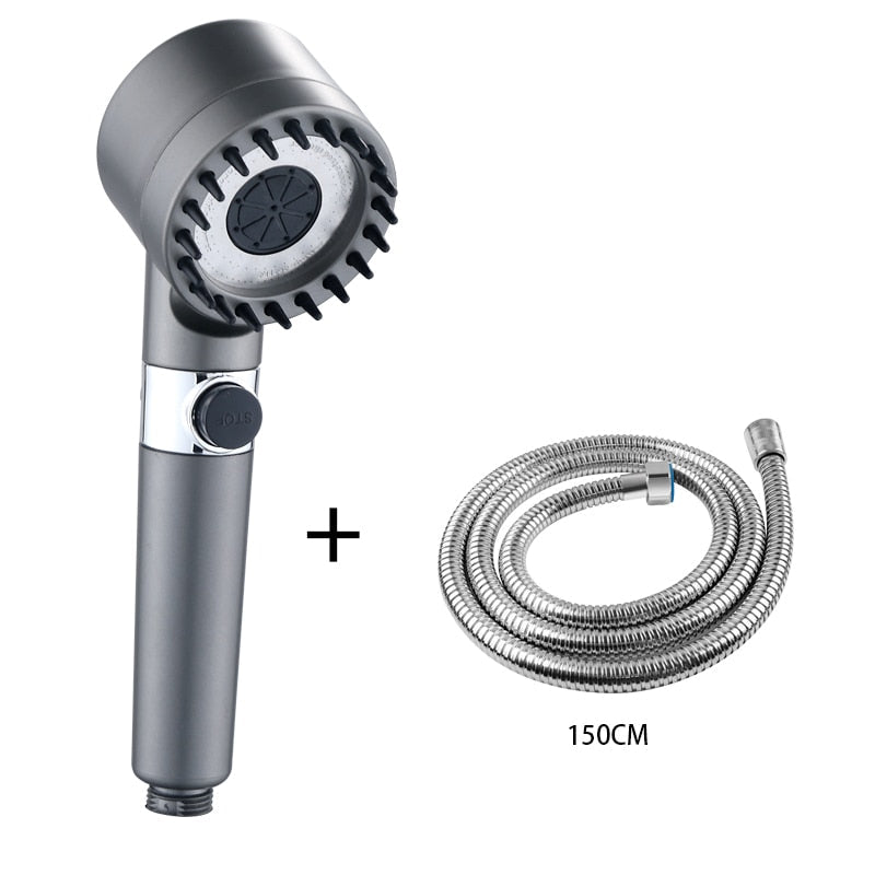 Pommeau de douche haute pression 3 modes - Système filtrant + 20 filtres OFFERTS