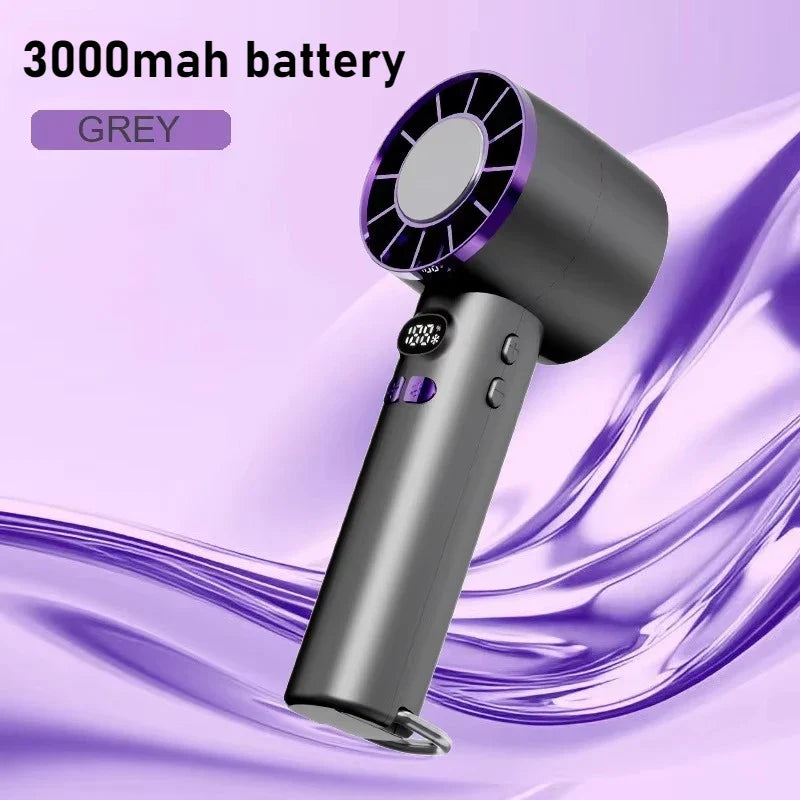 Ventilador portátil de doble uso para escritorio y mano