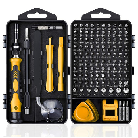 Kit de Réparation avec Tournevis Magnétique 122 en 1