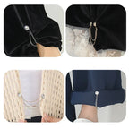 12x Chaîne Magnétique pour Vêtements et Ourlets
