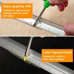 Ensemble de Crayons de Charpentier Ultra solides - Recharges Offertes