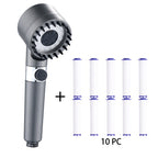 Pommeau de douche haute pression 3 modes - Système filtrant + 20 filtres OFFERTS