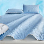 Matelas Rafraîchissant en Soie Glacée – Tapis de Lit Respirant, Lavable et Doux pour la Peau