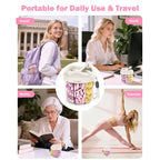 Pilulier Portable - Organisateur de Voyage avec 7 Grands Compartiments Séparés pour Comprimés