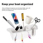 Boîte de Rangement Marine pour Accessoires de Pêche – Organisateur pour Bateau et Ponton