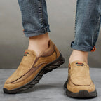 Chaussures Slip-on en Cuir PU et Maille - Homme