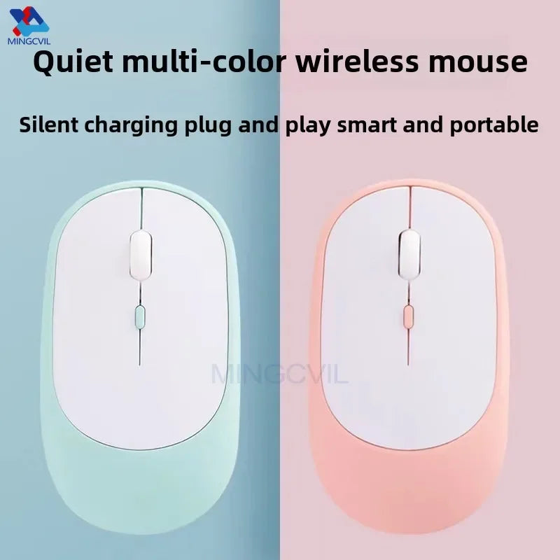 Rechargeable Bluetooth Wireless Mouse – Silent, Ergonomic, and Adjustable DPI