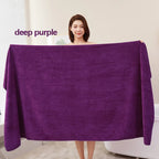 Serviette de Bain en Microfibre Super Épaisse & Absorbante à Séchage Rapide