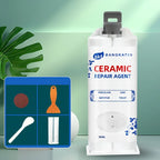 Pâte de Réparation Carrelage & Céramique – Rebouchage des Fissures et Éclats – Pour Porcelaine, Émail & Marbre