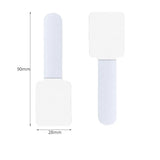 100x Attache de câble auto-adhésive - Scratch Réutilisable