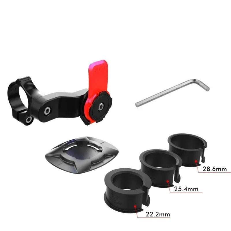 Fixation Téléphone Anti-Vibrations pour Guidon Vélo, Moto & Poussette