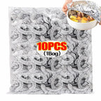 Lot de 100 Couvre-Aliments Jetables en Aluminium – Housses Isolantes pour Conservation des Plats, Fruits et Aliments