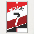 Affiche Maillot de Football avec Nom – Cadeau Idéal pour Supporters