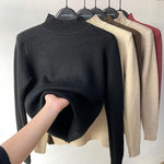 Pull Col roulé doublure polaire
