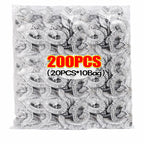 Lot de 100 Couvre-Aliments Jetables en Aluminium – Housses Isolantes pour Conservation des Plats, Fruits et Aliments