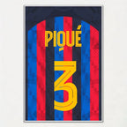 Affiche Maillot de Football avec Nom – Cadeau Idéal pour Supporters