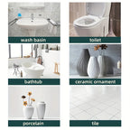 Pâte de Réparation Carrelage & Céramique – Rebouchage des Fissures et Éclats – Pour Porcelaine, Émail & Marbre