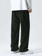 Pantalon Homme en Velours Côtelé Coupe Oversize - Style Décontracté & Cozy