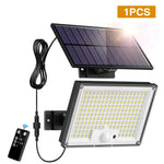 Lampe Solaire 172 LED avec Télécommande