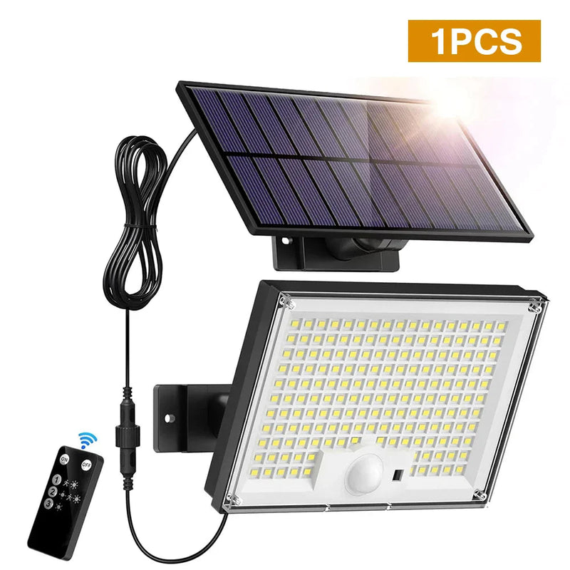 Lampe Solaire 172 LED avec Télécommande