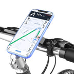 Fixation Téléphone Anti-Vibrations pour Guidon Vélo, Moto & Poussette