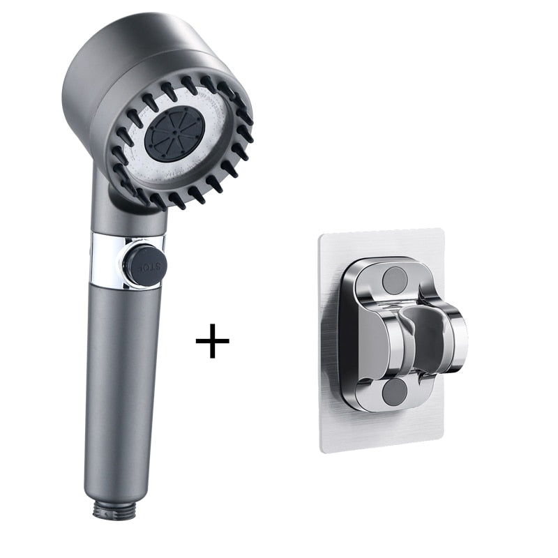 Pommeau de douche haute pression 3 modes - Système filtrant + 20 filtres OFFERTS