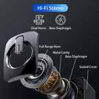 Haut-Parleur d'Ordinateur Filaire Stéréo HD avec Microphone