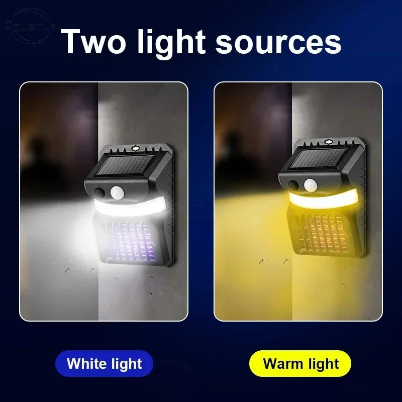 Solar Motion Sensor Light with Integrated Mosquito Repellent