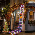 Échelle Père Noël à LED 1.5/3M - 8 Modes de Lumière