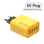 Chargeur 120W Ultra Compact - 2 USB + 2 Type-C