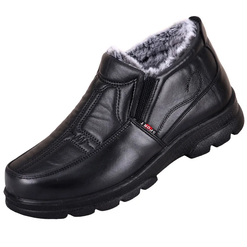 Bottines Mode Imperméables avec Doublure Épaisse