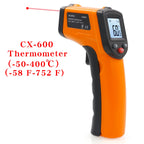 Thermomètre Laser Infrarouge Numérique Sans Contact à Mesure de -50 à 400 °C – Cuisine & Industrie