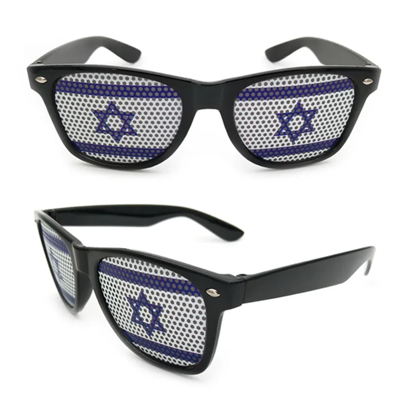 Lunettes de Soleil Unisexes avec Drapeaux Coupe du Monde – Accessoire Festif et Sportif
