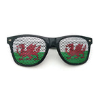 Lunettes de Soleil Unisexes avec Drapeaux Coupe du Monde – Accessoire Festif et Sportif