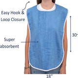 Bavoir XXL pour adulte en Microfibre lavable et réutilsable