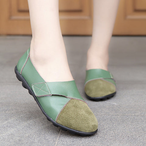 Mocassins orthopédiques en cuir pour femme