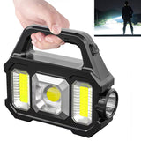 Lampe torche solaire, portable et multifonctionnelle