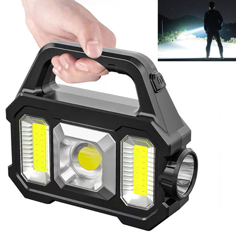 Lampe torche solaire, portable et multifonctionnelle