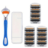 Rasoir Rotatif + 12 Lames jetables