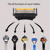 Rasoir Rotatif + 12 Lames jetables